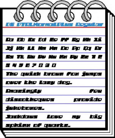 DS PTRLNormalPlus Regular Font