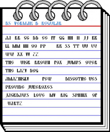 DS Yermak_D Regular Font