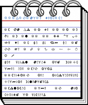 DSA-Symbole Regular Font