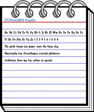 DTCBrodyM00 Regular Font
