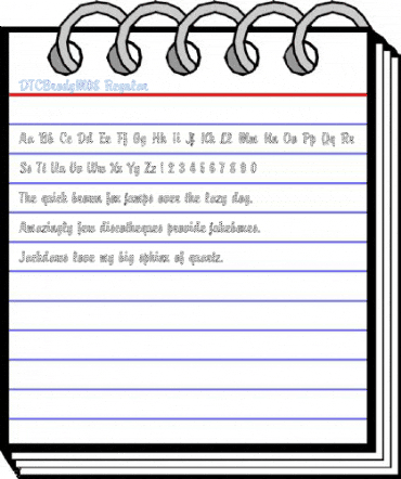 DTCBrodyM08 Regular Font