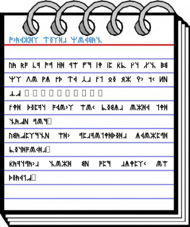 Dwarven Runes Normal Font