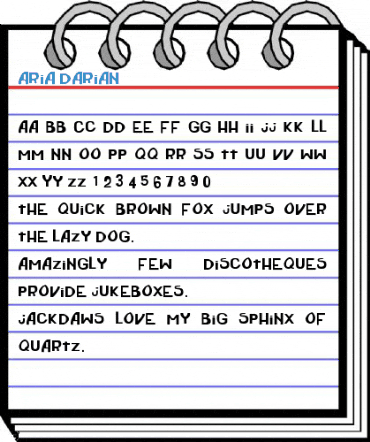 Aria dAriaN Font