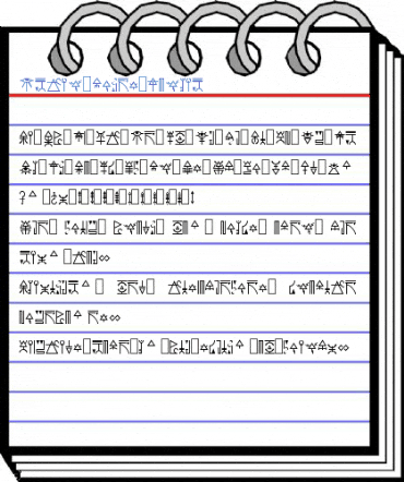Eldar Runes Font