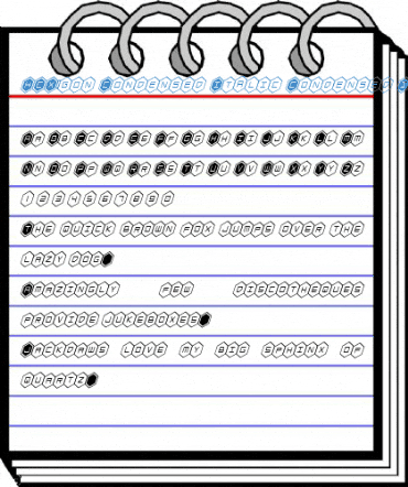 HEX:gon Condensed Italic Condensed Italic Font