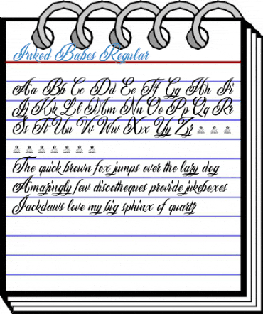 Inked Babes Regular Font