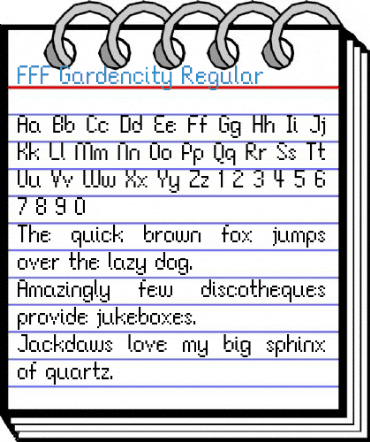 FFF Gardencity Font