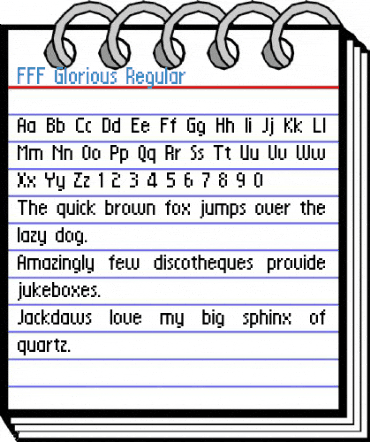 FFF Glorious Regular Font