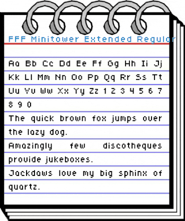 FFF Minitower Extended Font