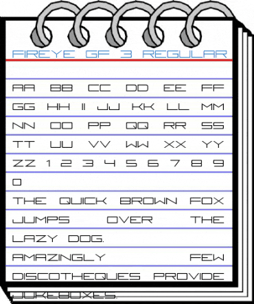 Fireye GF 3 Font