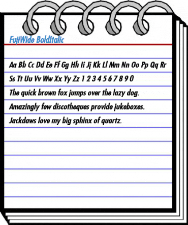 FujiWide Font