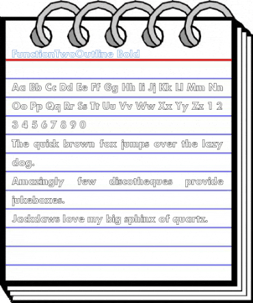 FunctionTwoOutline Bold Font