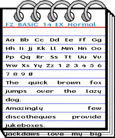 FZ BASIC 14 EX Font