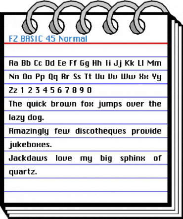 FZ BASIC 45 Font