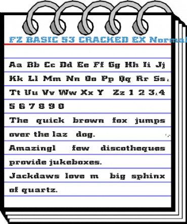 FZ BASIC 53 CRACKED EX Normal Font