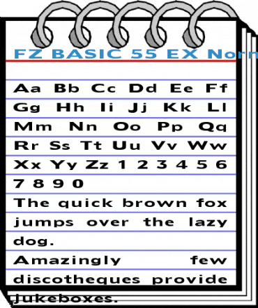 FZ BASIC 55 EX Font