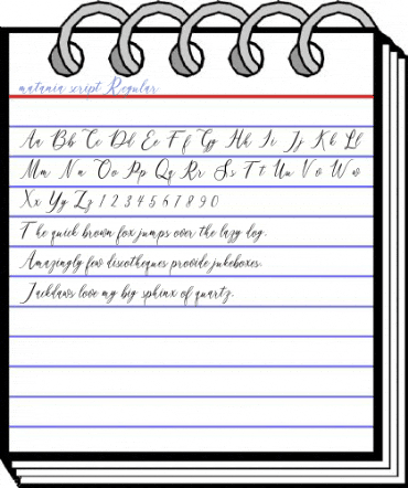 matania script Font