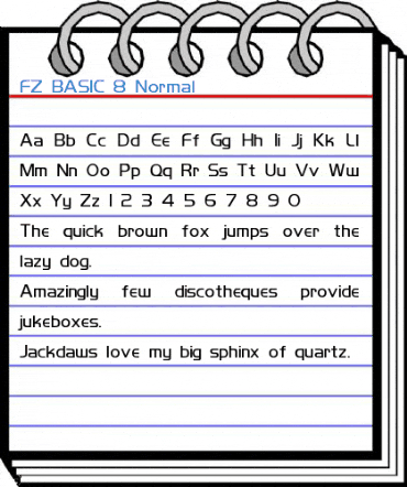 FZ BASIC 8 Font