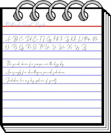 Mathanifo Script Font