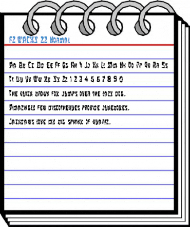 FZ WACKY 22 Normal Font