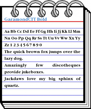 GaramondCTT Font