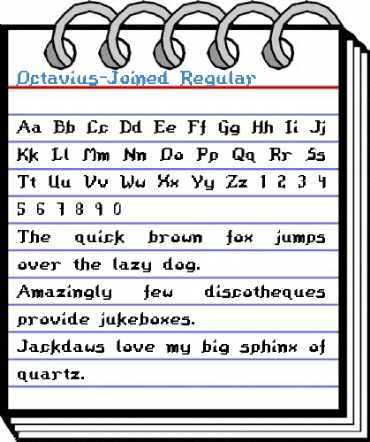 Octavius-Joined Font