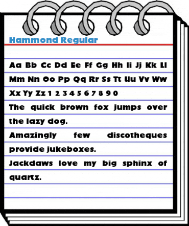 Hammond Regular Font