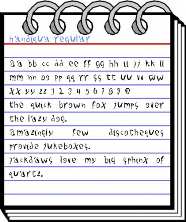 Handiqua Font