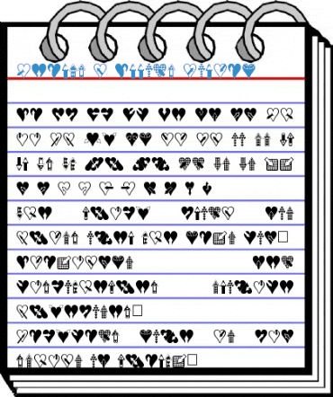 Hearts n Arrows Normal Font