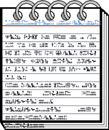 Hieroglyph Font