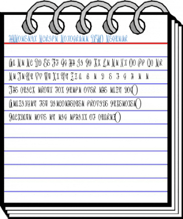 HMRoselyn Script Monograms DEMO Font