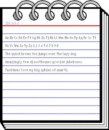 IDE Font