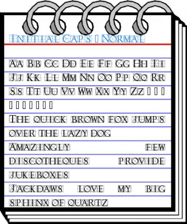 Initial Caps 3 Font