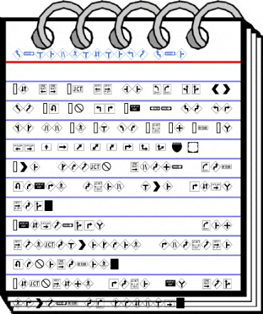 InterstatePi Font