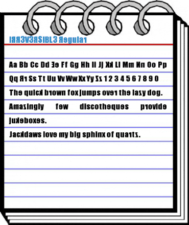 IRR3V3RSIBL3 Font