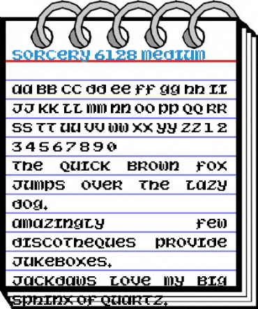 Sorcery 6128 Font