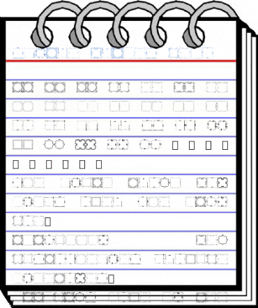 Square Frames Demo Font