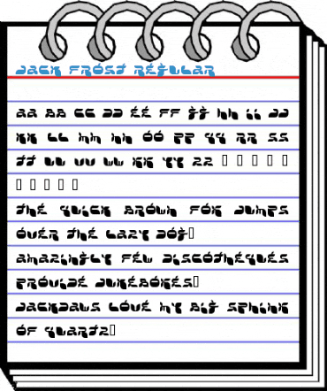 Jack Frost Regular Font