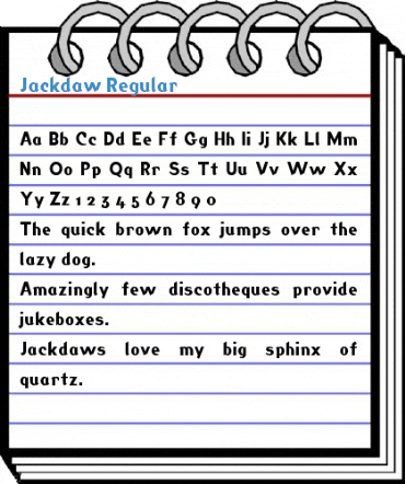Jackdaw Regular Font