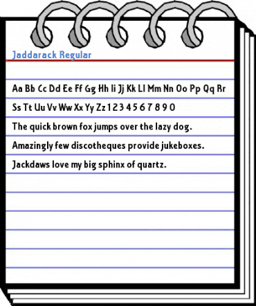 Jaddarack Font