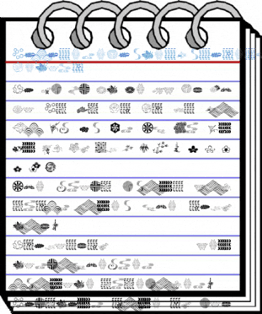 JapaneseGardenOrnamentsITC Font