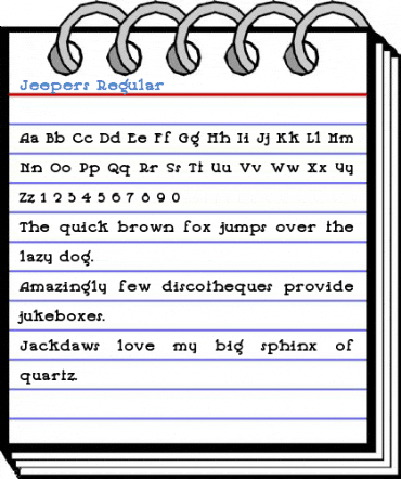Jeepers Regular Font