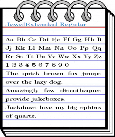 JewelExtended Font