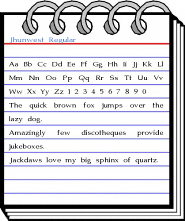 Jhunwest Font