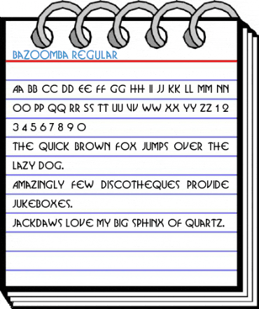 Bazoomba Font