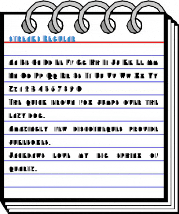 streaks Font