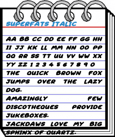 Superfats Font