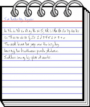 Jon Handwriting Regular Font