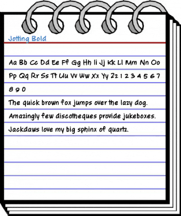 Jotting Font