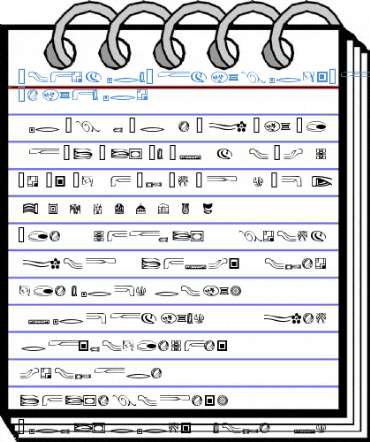 JournalDingbatsSixSSi Regular Font